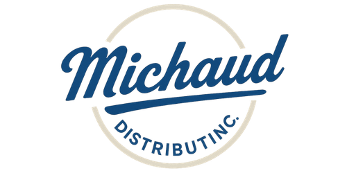 Logo for michaud distributing company