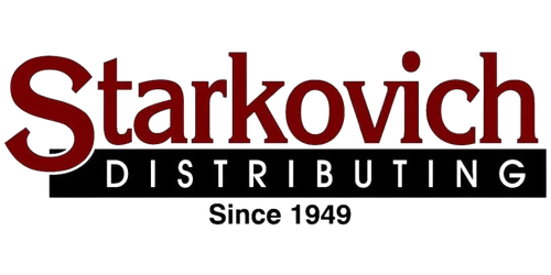 Logo for starkovich distributing company